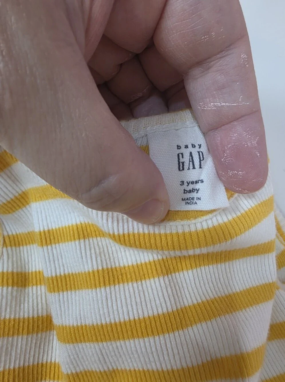 Baby Gap Yellow Stripe & Sun Print Dress 3Y